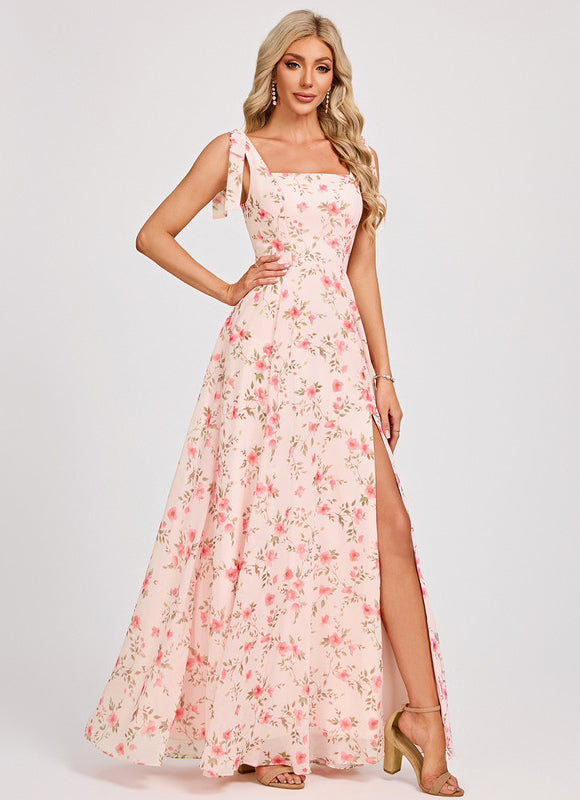 Robe Longue Pastel Demoiselle D'Honneur