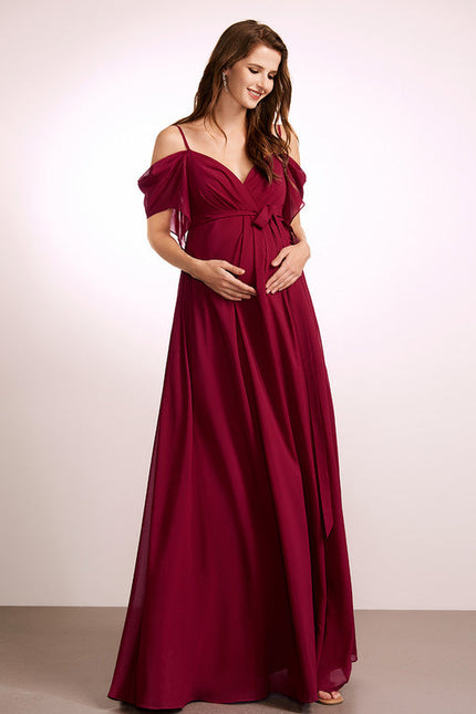 Robe Demoiselle D'Honneur Maternité Élégante - gallery 2