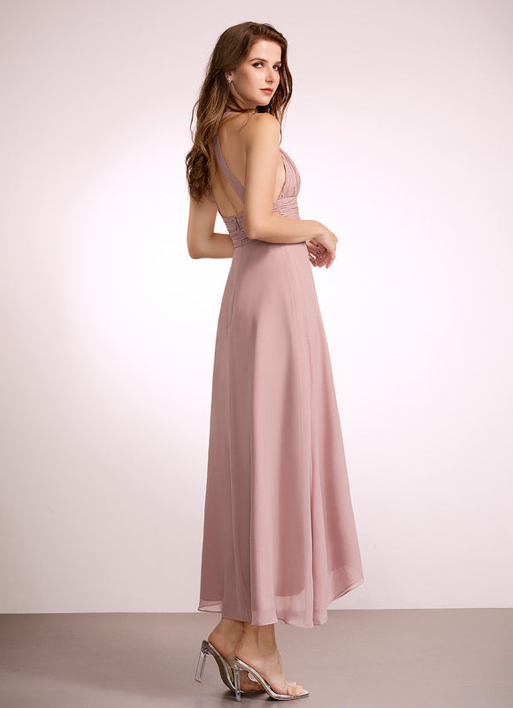 Robe Demoiselle D'Honneur Mousseline Aérienne - gallery 2