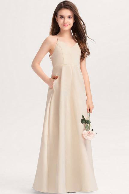 Robe Demoiselle D'Honneur Rouge Velours Fluide