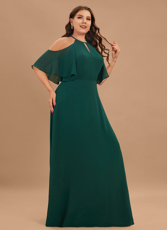 Robe Demoiselle D'Honneur Vert Canard - gallery 8