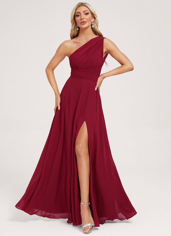 Robe Demoiselle D'Honneur Asymétrique - gallery 8