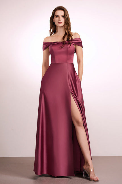 Robe Longue Demoiselle D'Honneur Vert Sauge