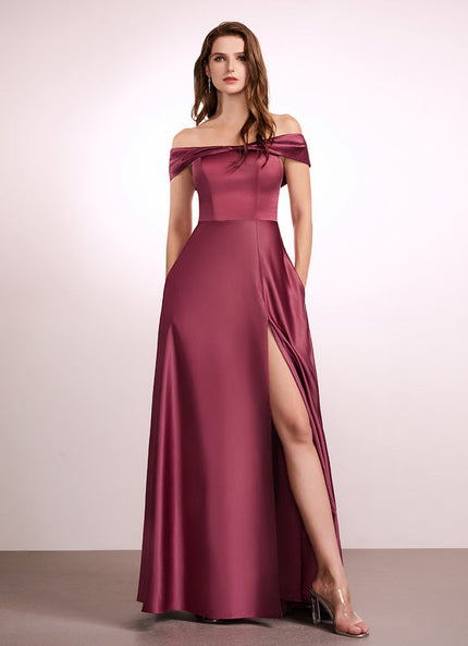 Robe Longue Demoiselle D'Honneur Vert Sauge