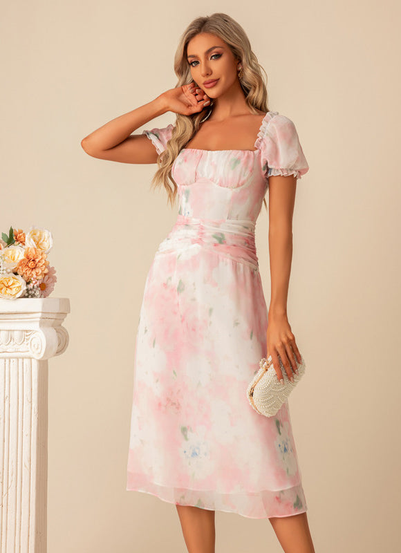 Robe Demoiselle D'Honneur Légère Pastel - gallery 4