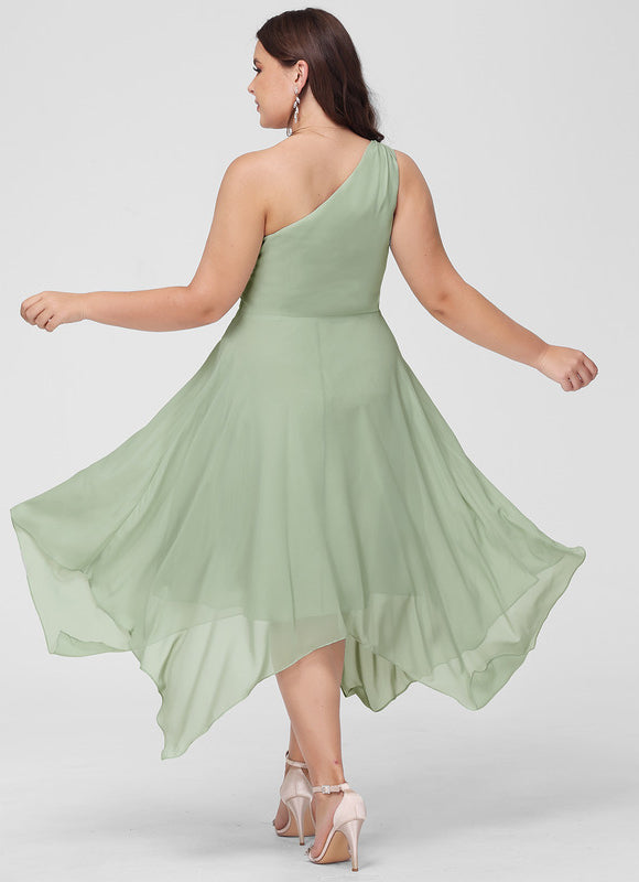 Robe Demoiselle D'Honneur Chiffon Rose - gallery 7