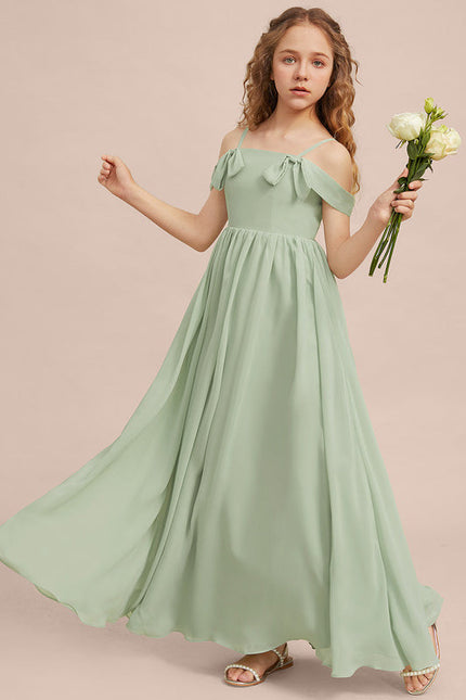 Robe Demoiselle D'Honneur Longue Épure - gallery 3