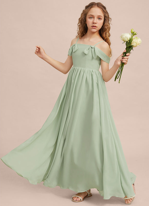 Robe Demoiselle D'Honneur Longue Épure - gallery 3