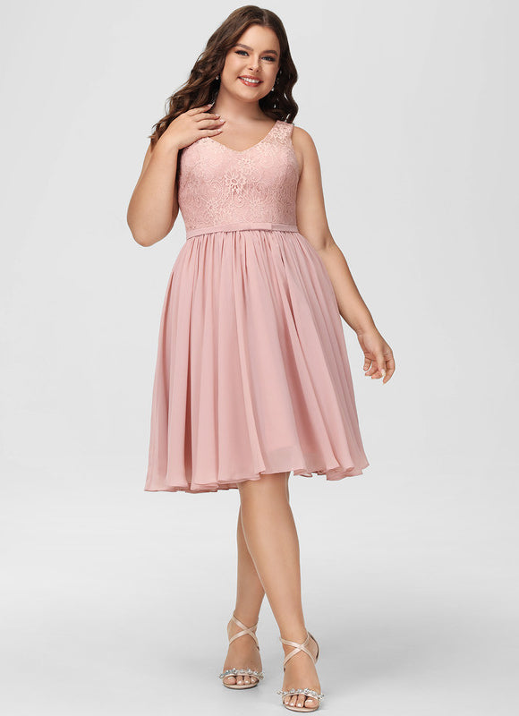 Robe Demoiselle D'Honneur Rose Éclatante - gallery 7