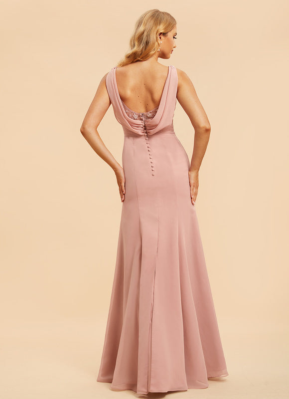 Robe Demoiselle D'Honneur Sirène Chic - gallery 1