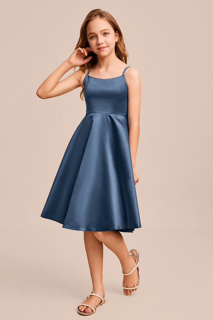 Robe Demoiselle D'Honneur Satin Charmeuse Ajustée - gallery 2