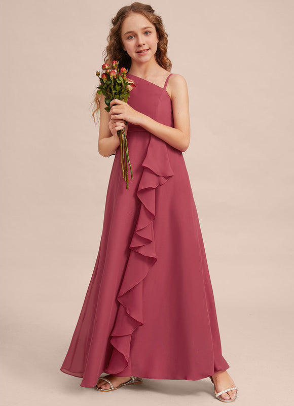 Robe Demoiselle D'Honneur Flamme Framboise - gallery 4