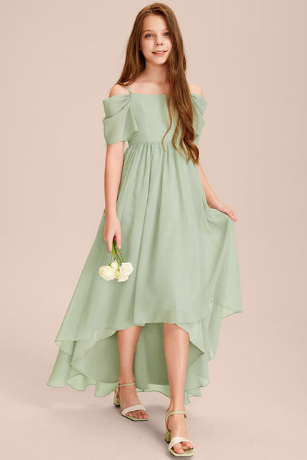 Robe Demoiselle D'Honneur Aérienne Menthe - gallery 1