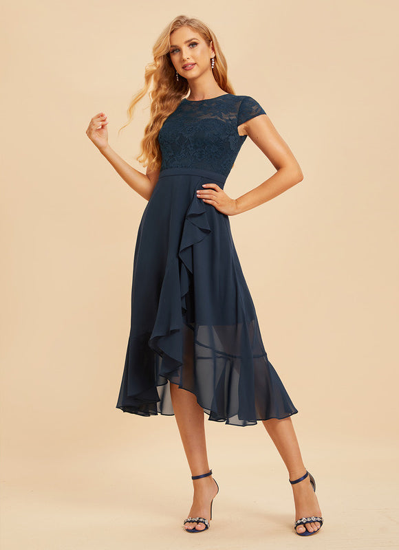 Robe Demoiselle D'Honneur Aérienne Indigo - gallery 3