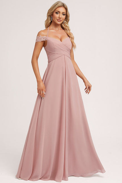 Robe Demoiselle D'Honneur Élégante Douce - gallery 2