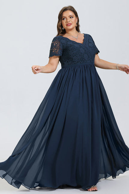 Robe Demoiselle D'Honneur Fluide Rose Pâle - gallery 7