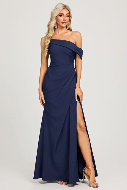 Robe Demoiselle D'Honneur Fluide Marine - gallery 2