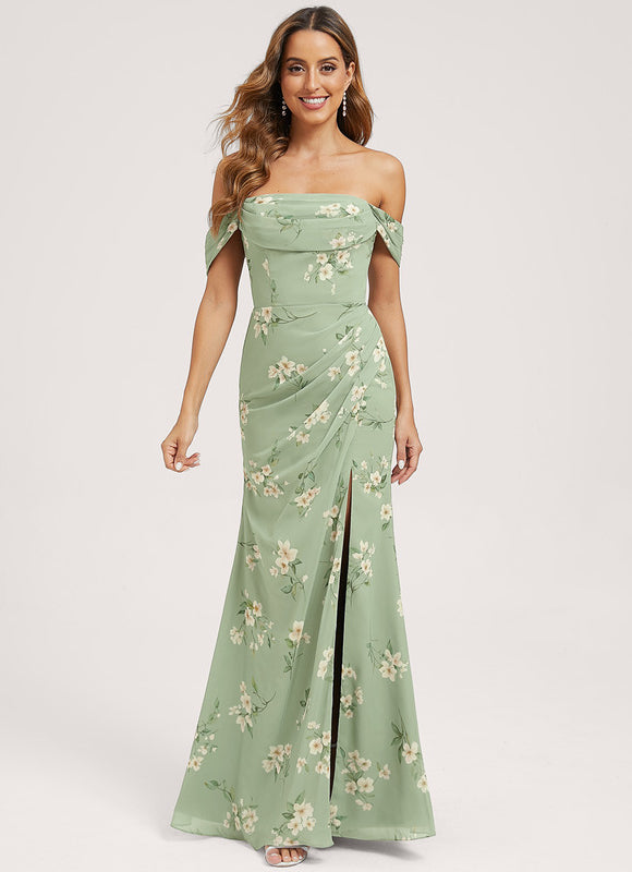 Robe Demoiselle D'Honneur Bordeaux Chic