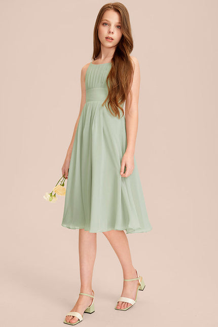 Robe Demoiselle D'Honneur Bleu Nuit Fluide - gallery 1