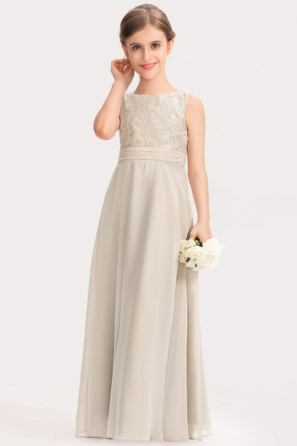 Robe Demoiselle D'Honneur Élégante Enfantine - gallery 1