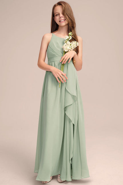 Robe Demoiselle D'Honneur Volante Prune - gallery 3