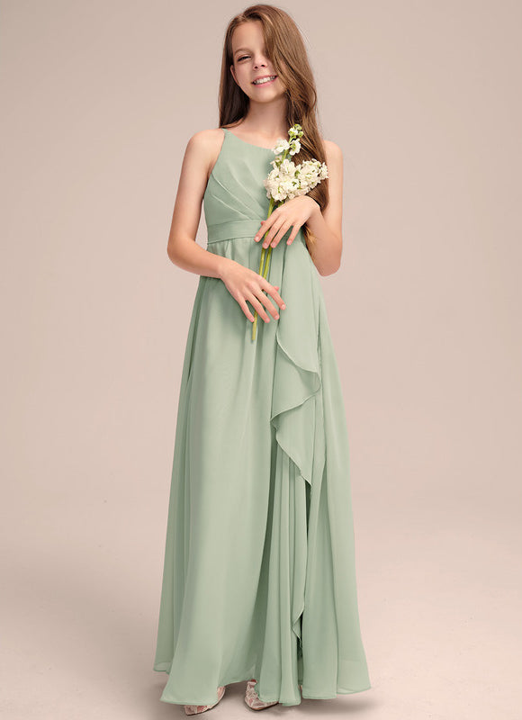 Robe Demoiselle D'Honneur Volante Prune - gallery 3