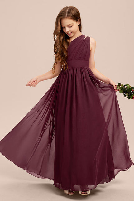 Robe Demoiselle D'Honneur Vert Poudré Élégant - gallery 7