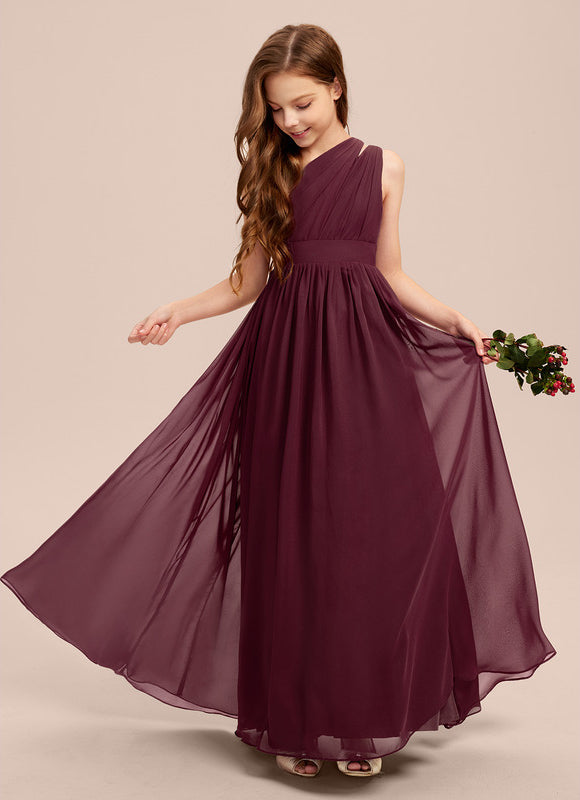 Robe Demoiselle D'Honneur Vert Poudré Élégant - gallery 7