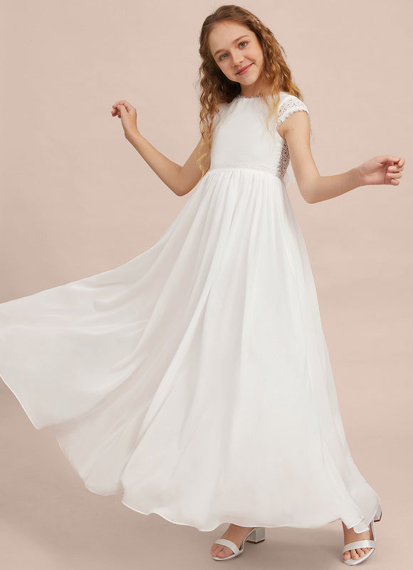 Robe Demoiselle D'Honneur Élégante Enfantine - gallery 5