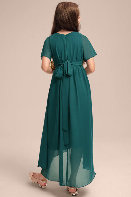 Robe Demoiselle D'Honneur Émeraude Aérienne - gallery 4