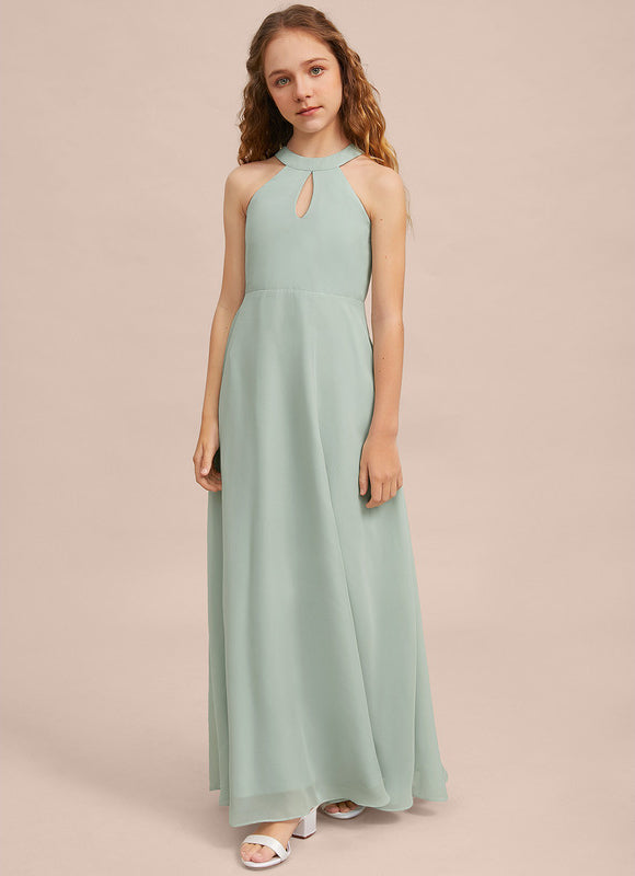 Robe Demoiselle D'Honneur Aquarelle Verte - gallery 3