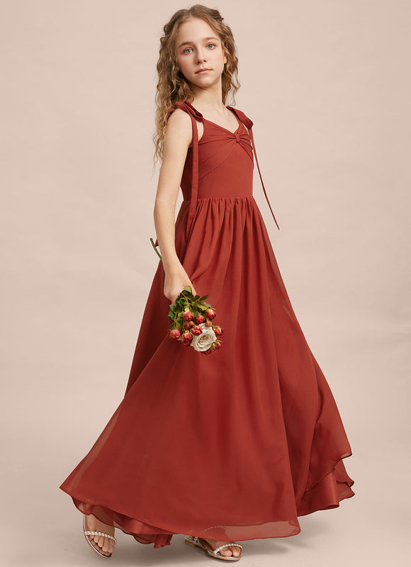 Robe Demoiselle D'Honneur Verte Éthérée - gallery 1