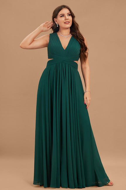 Robe Demoiselle D'Honneur Élégante Bordeaux - gallery 6