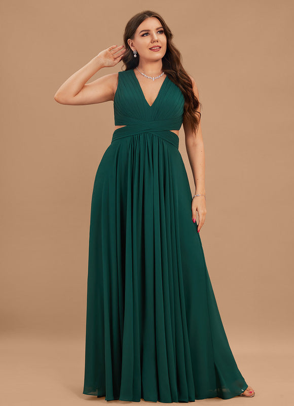 Robe Demoiselle D'Honneur Élégante Bordeaux - gallery 6