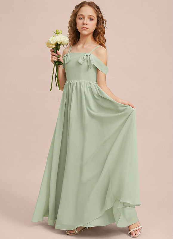 Robe Demoiselle D'Honneur Longue Épure - gallery 2