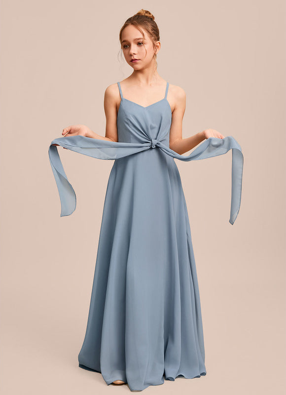 Robe Demoiselle D'Honneur Verte Éthérée - gallery 1