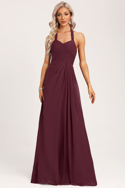 Robe Demoiselle D'Honneur Florale Légère - gallery 2