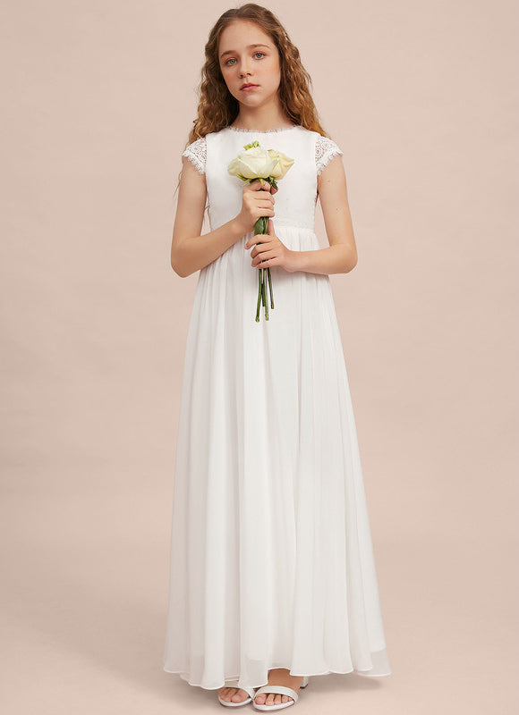 Robe Demoiselle D'Honneur Élégante Enfantine - gallery 4