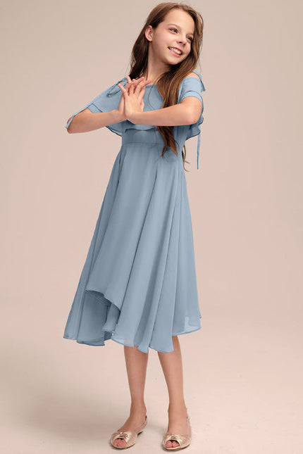 Robe Demoiselle D'Honneur Bleu Céleste - gallery 2