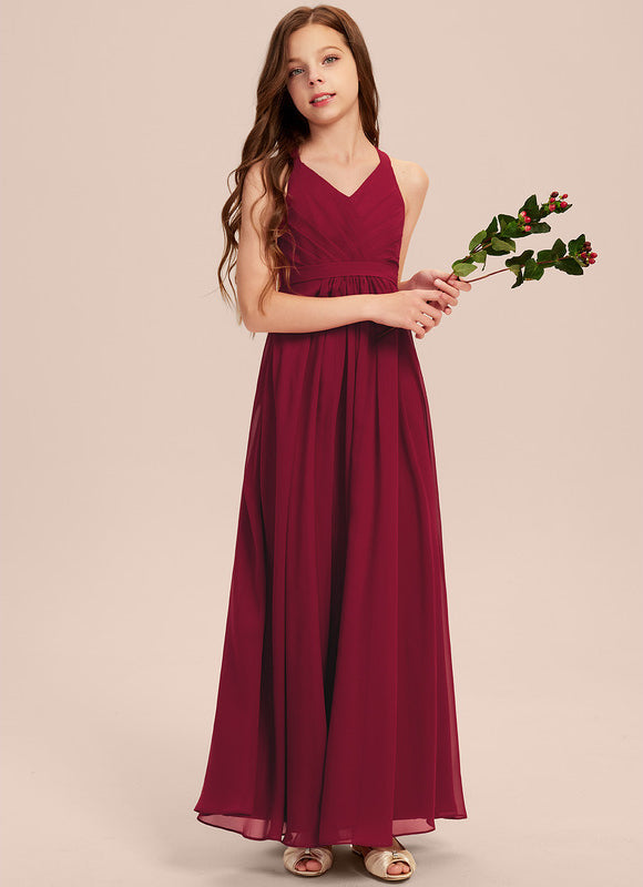 Robe Demoiselle D'Honneur Verte Éthérée - gallery 7