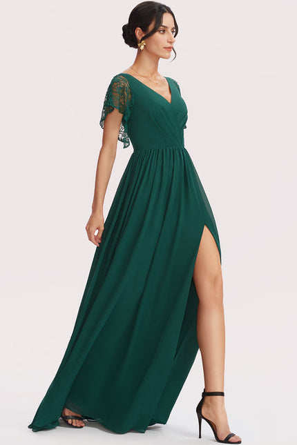 Robe Demoiselle D'Honneur Fluide Rose Pâle - gallery 4