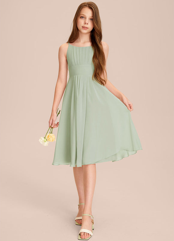 Robe Demoiselle D'Honneur Bleu Nuit Fluide - gallery 6