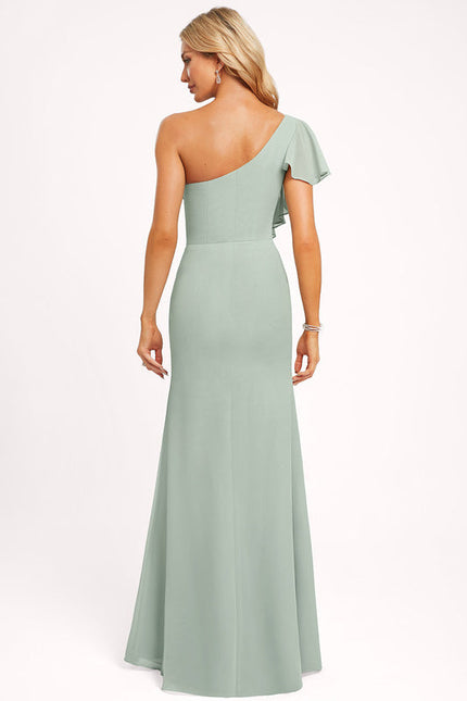 Robe Sirene Demoiselle D'Honneur Rose Pale - gallery 2