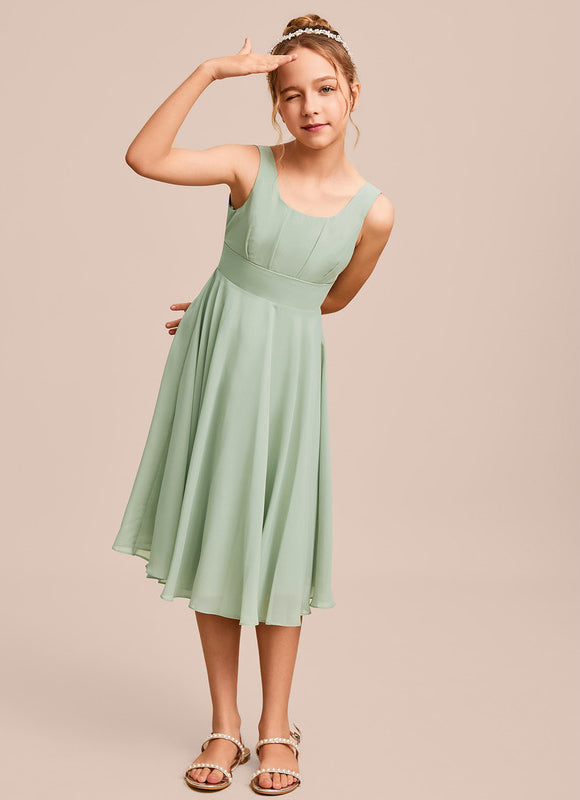 Robe Demoiselle D'Honneur Douceur Menthe - gallery 1