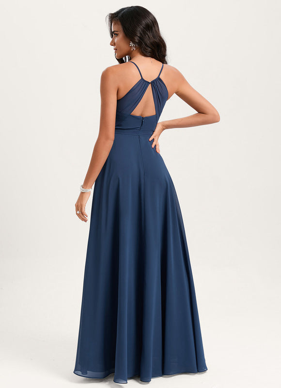 Robe Demoiselle D'Honneur Col V Fluidité - gallery 2