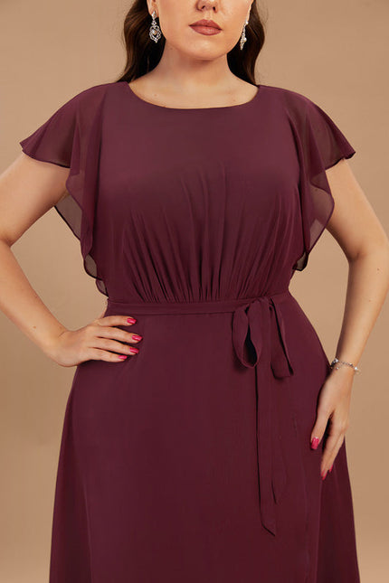 Robe Demoiselle D'Honneur Trapèze Fluidité Élégante - gallery 8