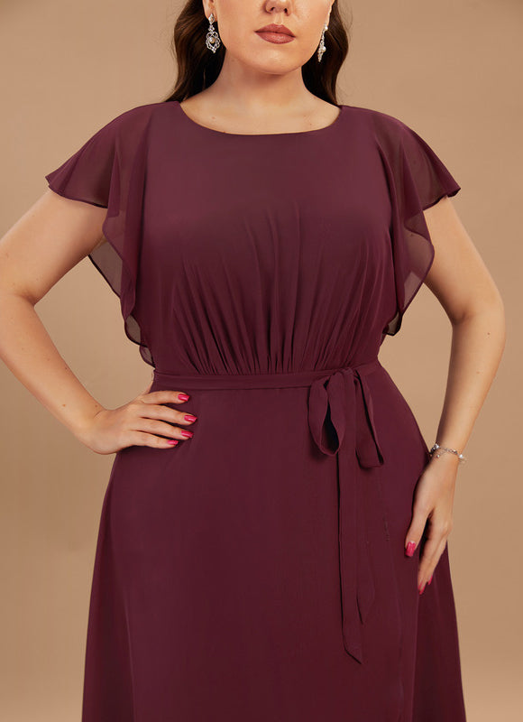 Robe Demoiselle D'Honneur Trapèze Fluidité Élégante - gallery 8