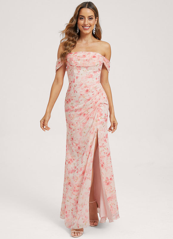 Robe Demoiselle D'Honneur Bordeaux Chic