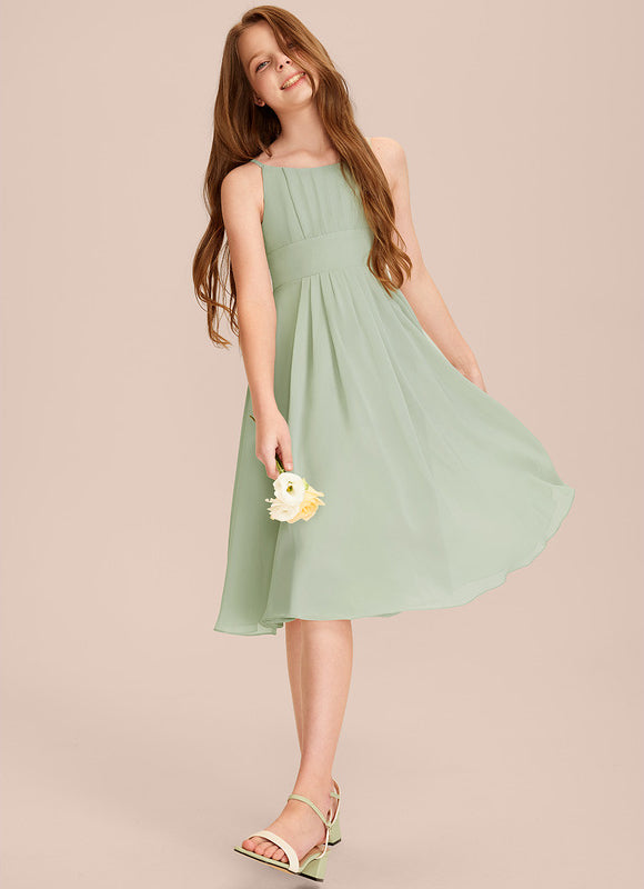 Robe Demoiselle D'Honneur Bleu Nuit Fluide - gallery 3