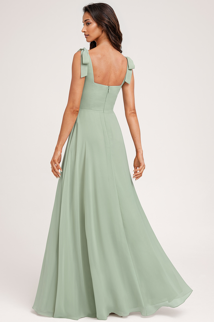 Robe Longue Pastel Demoiselle D'Honneur - gallery 1